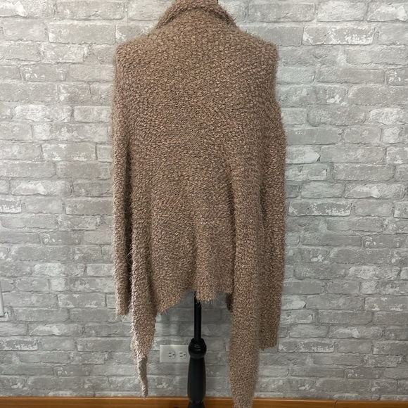 Pink Lily Open Front Eyelash Cardigan - Picture 4 of 6